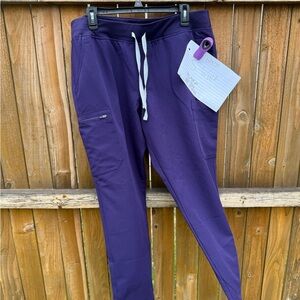 Figs Purple Jam Yola Scrub Pants